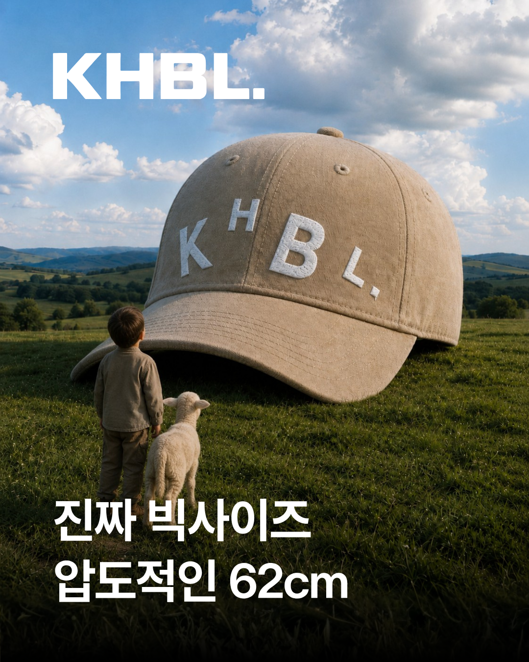 빅사이즈 무지 볼캡 상품 이미지 1